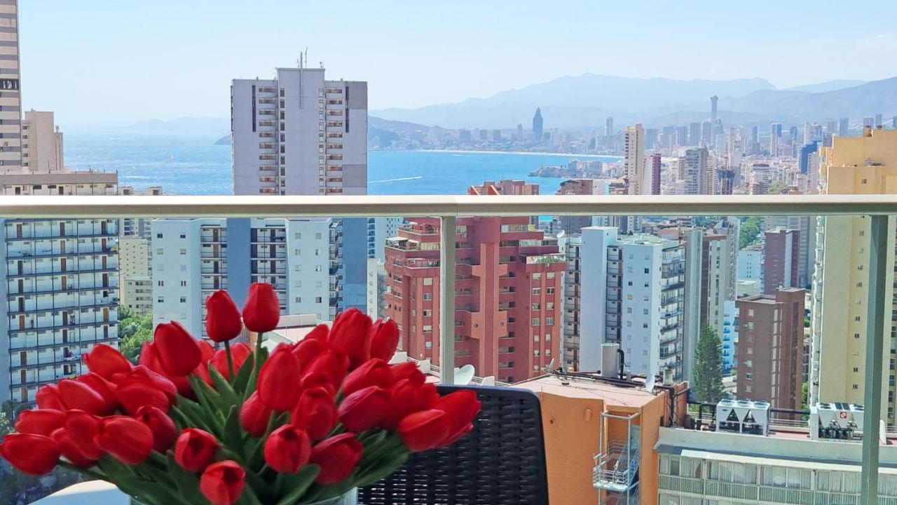 Skyline 9 Moderno Apartamento Con Terraza Privada Y Vistas Benidorm Exterior photo